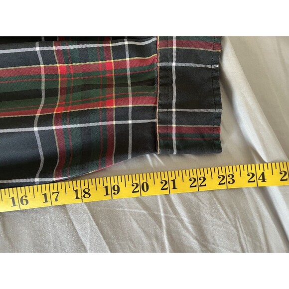 Polo Ralph Lauren Blake Shirt Mens 2XL Red Green Black Plaid Oxford Button Down - Picture 15 of 16